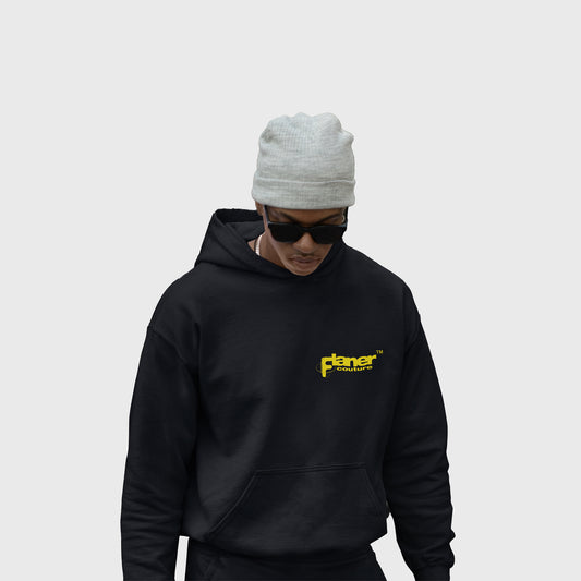ESSENTIALS BLACK HOODIE